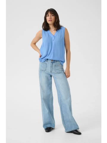 Kaffe Ärmellose Bluse KAciara Regular fit in Ultramarine