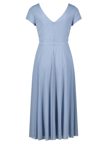Vera Mont Cocktailkleid im Glitzer-Look in Blue/Silver
