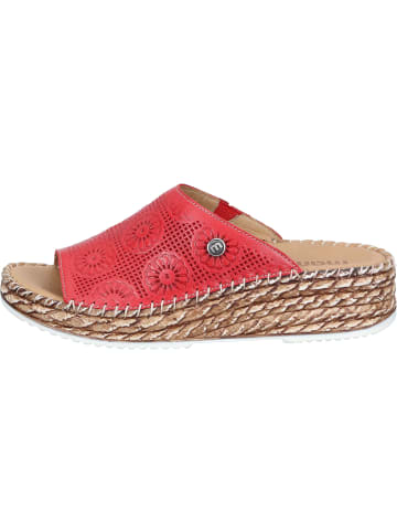 manitu Klassische Pantoletten in rot