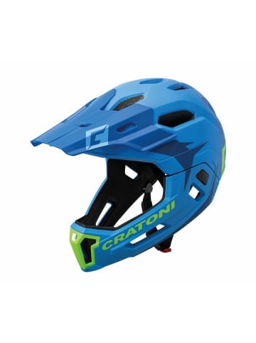 Cratoni MTB Fahrradhelm C-Maniac 2.0MX in blau/lime matt