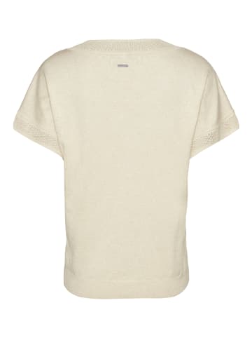 Laura Scott Kurzarmpullover in beige