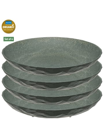 koziol CLUB PLATE 220mm - Tiefer Teller 220mm in nature ash grey