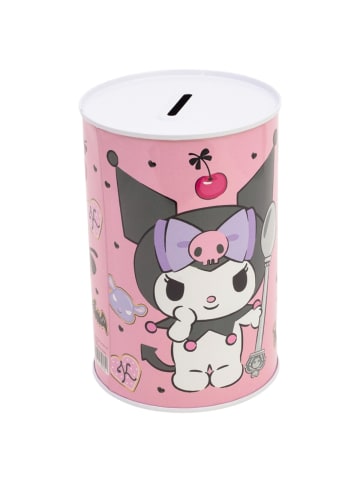COFI 1453 Hello Kitty Kuromi Spardose bedruckt aus Metall 15 × 10 × 10 cm in Mehrfarbig