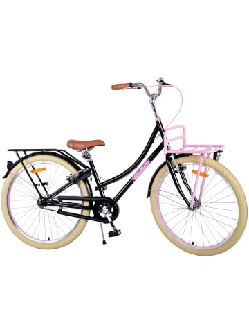 Volare Kinderfahrrad Excellent Fahrrad für Mädchen 26 Zoll Kinderrad Schwarz 9 Jahre