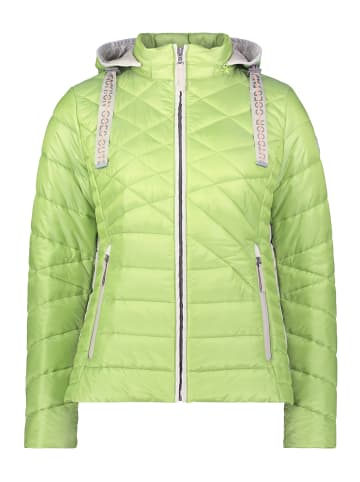 Gil Bret Steppjacke mit abnehmbarer Kapuze in Dark Citron