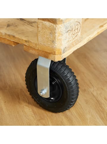 relaxdays Bockrolle in Schwarz - 2.50-4