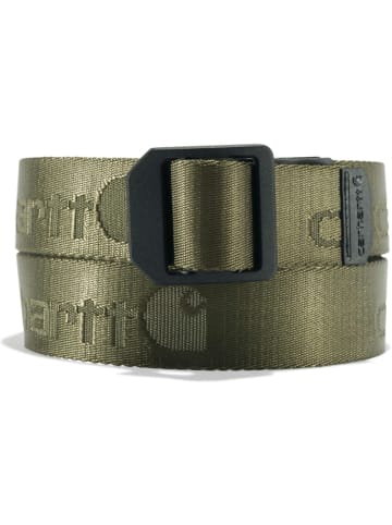 CARHARTT  Gürtel "Nylon Webbing A0005768" in Grün
