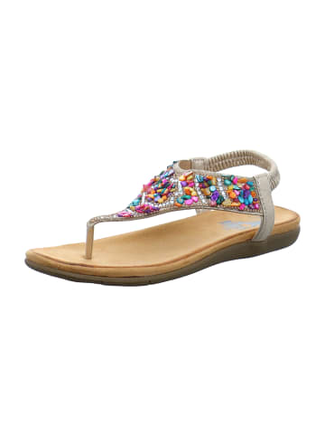 2GO FASHION Zehenstegsandalen in Bunt