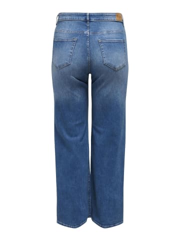 ONLY Carmakoma Jeans mit weitem Bein in Medium Blue Denim