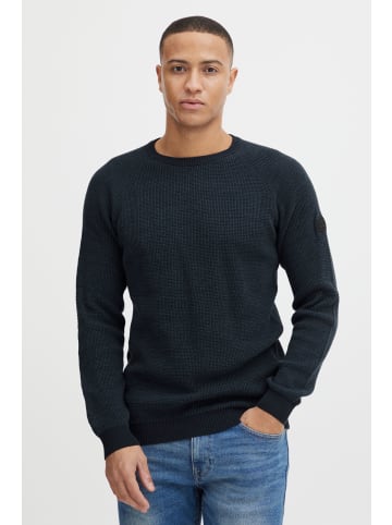 BLEND Strickpullover BHComen in Mittelblau