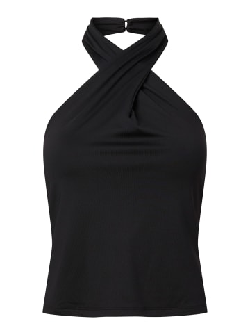 Pieces Neckholder-Top in Black