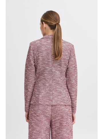 ICHI IHKATE CHECLÉ BL regular fit in Pink Berry Bouclé