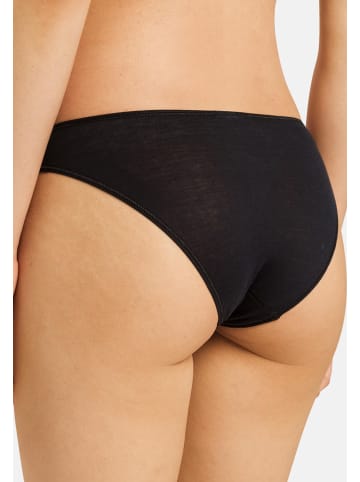 Hanro Mini Slip Ultralight in Schwarz / weiß