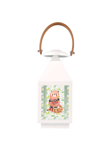 Mr. & Mrs. Panda Gartenlaterne Roter Panda ohne Spruch in Transparent