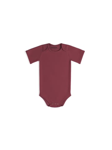 Sämann Baby Body aus 100% Bio-Baumwolle Schlupfbody kurzarm nicht gerippt Raspberry
