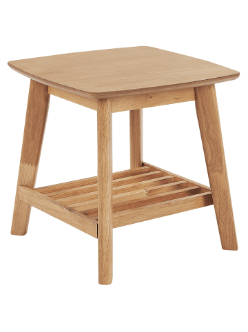 Beliani Beistelltisch TULARE in Braun - (W) 50 x (H) 50 x (L) 50 cm