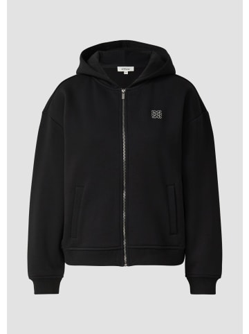 s.Oliver Sweatshirt Jacke in 9999_schwarz