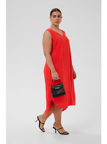 KAFFE curve Kleid KCmille A-shape in Poppy Red
