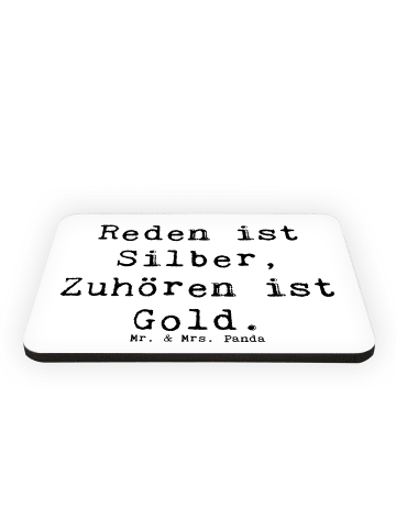 Mr. & Mrs. Panda Magnet Spruch Konflikte friedlich lösen mit Spruch in Weiß