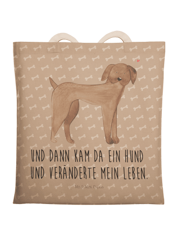 Mr. & Mrs. Panda Tasche Hund Dogge mit Spruch in Hundeglück
