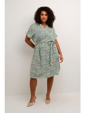 KAFFE curve Kleid KCane Regular fit in Greencolors Graphic Dot