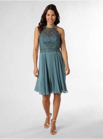 Marie Lund Abendkleid in petrol - 0009