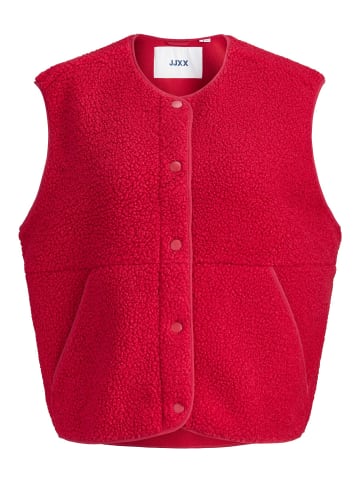 JJXX Teddyfell Weste in Scarlet Sage