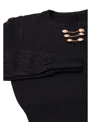 NAEMI Strickpullover in Schwarz