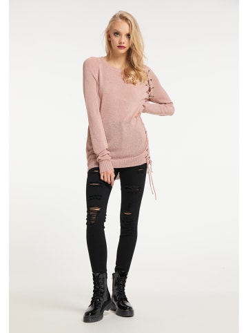 myMo ROCKS Damen Strickpullover in Nude