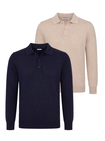 Felix Hardy Pullover in Beige-Navy