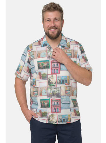 Men Plus Hemd in schneeweiß