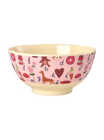 Rice Melamin Schale ABC in pink