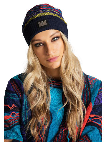 Carlo Colucci Strickmütze Conciauro in Navy