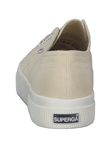 Superga Schnürschuhe in beige eggshell avorio