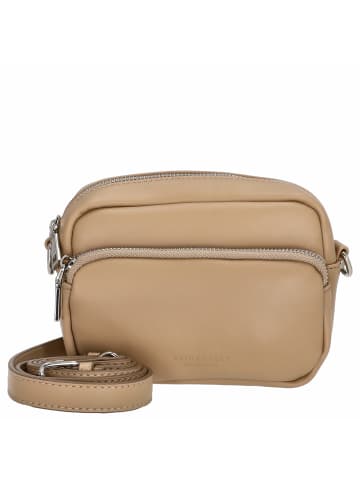 Seidenfelt Hede Crossbody - Umhängetasche 17 cm (black) in almond