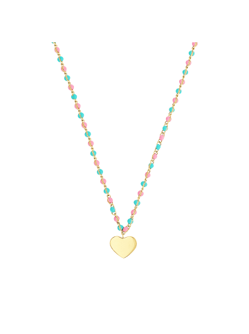 Prinzessin Lillifee Kette mit Anhänger Edelstahl, IP Gold in Rosa