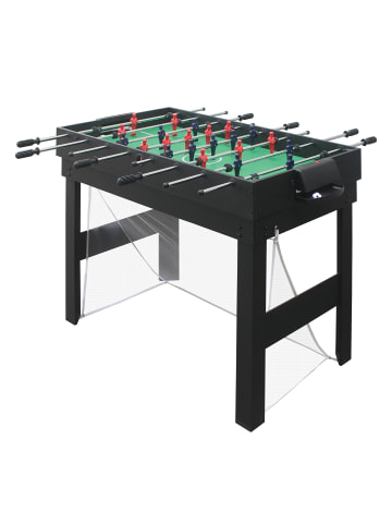 relaxdays Spieltisch "20 in 1" in Schwarz - (B)107 x (H)81 x (T)60,5 cm
