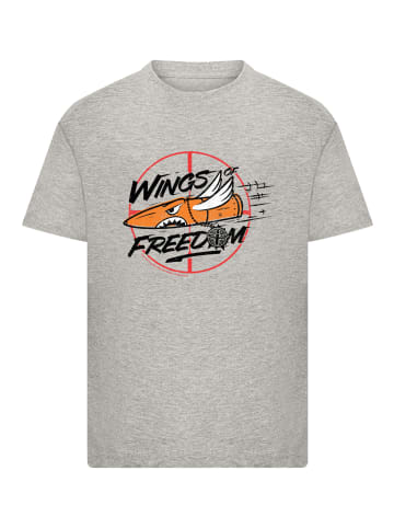 F4NT4STIC T-Shirt Sniper Elite 3 Wings Of Freedom Achievement in grau meliert