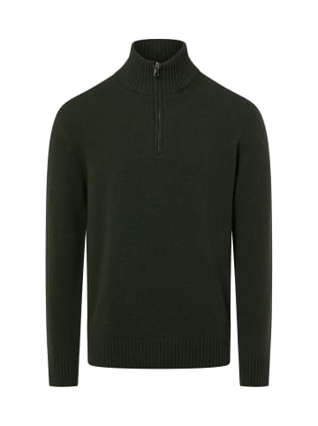 Nils Sundström Strickpullover in khaki - 0005