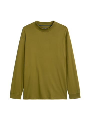 Marc O'Polo DfC Stehkragen-Longsleeve regular in Green Mustard