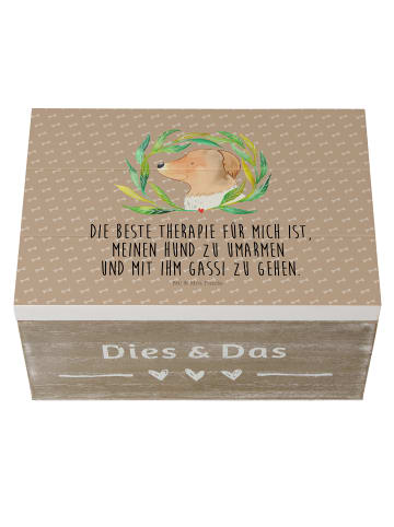 Mr. & Mrs. Panda Box Hund Blumen mit Spruch in Hundeglück