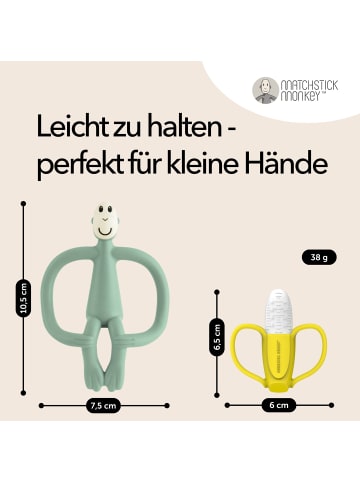 MATCHSTICK MONKEY Geschenkset Beißringe Banane & Affe