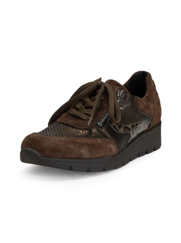 VITAFORM Echt Leder & vitaform Stretch Sneaker in braun
