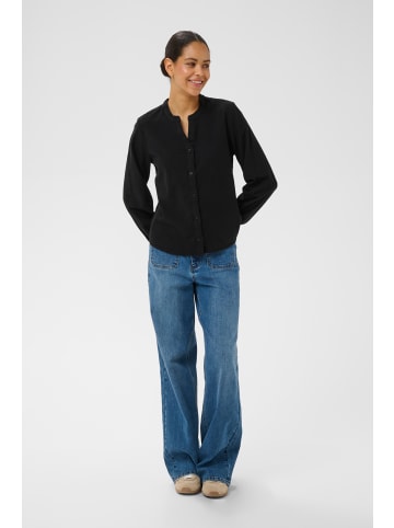 Kaffe Langarm - Hemd KAnaya Regular fit in Black Deep