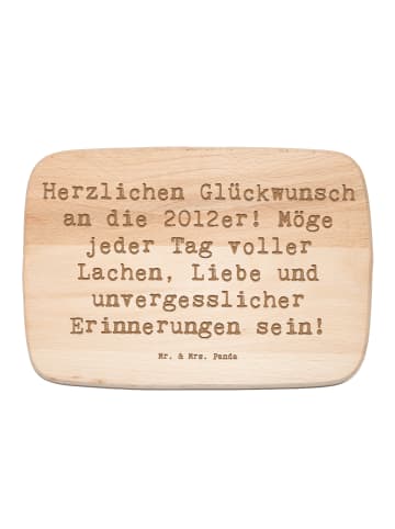 Mr. & Mrs. Panda Schneidebrett Holz Spruch 2012 Geburtstag Glück... in Transparent