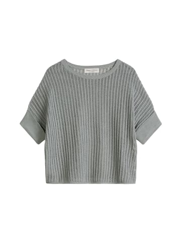 Marc O'Polo Kurzarm-Strickpullover boxy in Quiet Sea