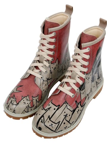 Dogo Boots Bad Cats Mad Cats 41 in Rot