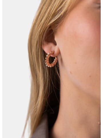 PURELEI Ohrringe Big Leaf Rosegold
