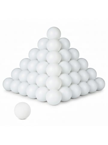 relaxdays 96 x Beerpong Ball in Weiß
