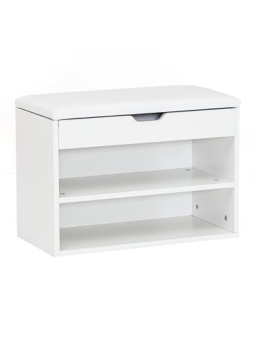 FineBuy Schuhschrank in Weiß / Spanplatte / 60x30x40